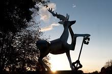 Surrey College of Clinical Hypnotherapy & Psychotherapy, SCCP,  venue is the University of Surrey, this is the University statue